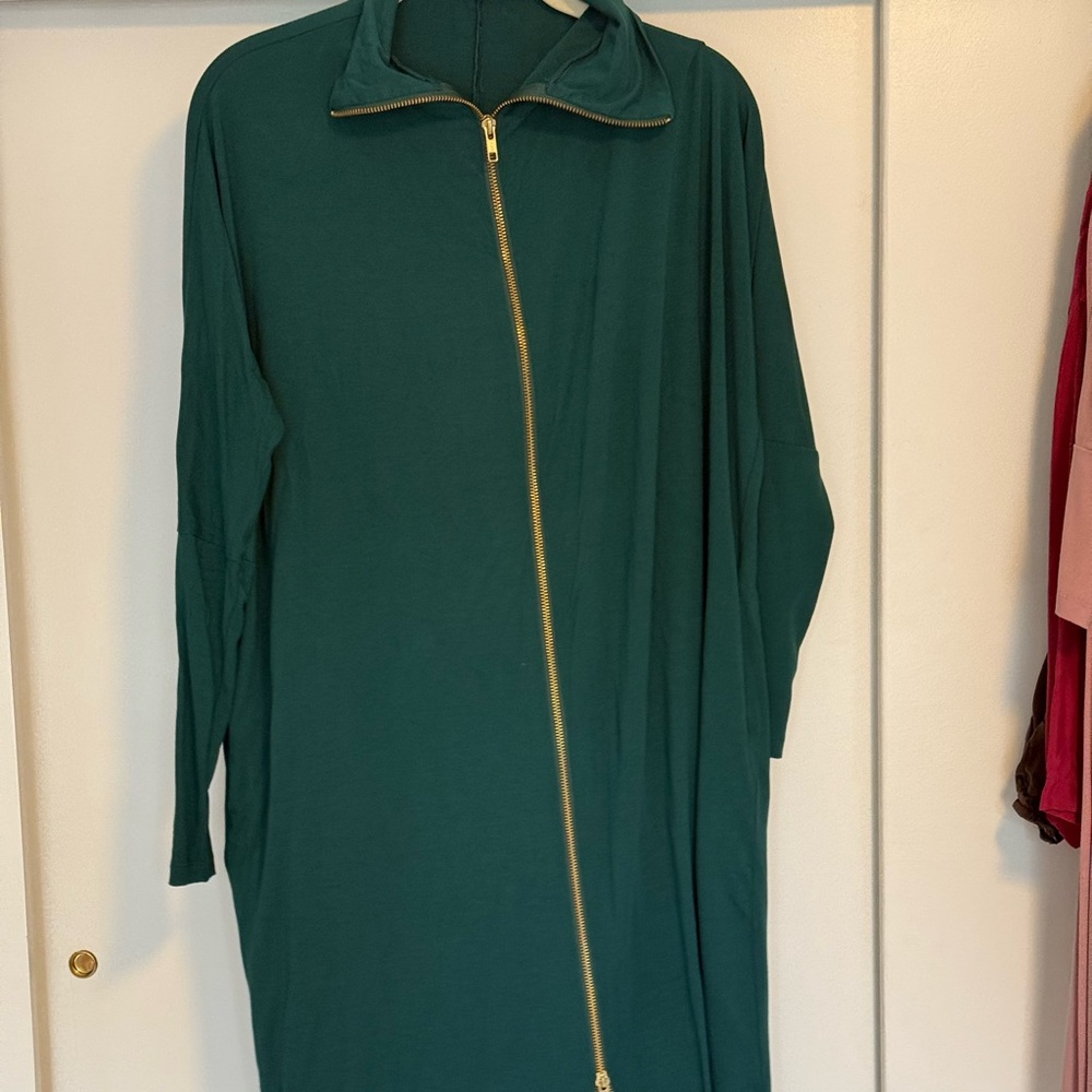 MIMU MAXI
Green Zip-Up Dress